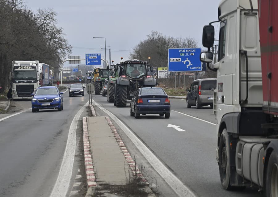 Celoslovenský protest farmárov a