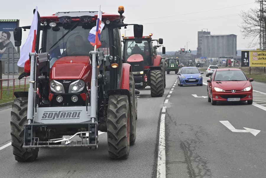 Celoslovenský protest farmárov a