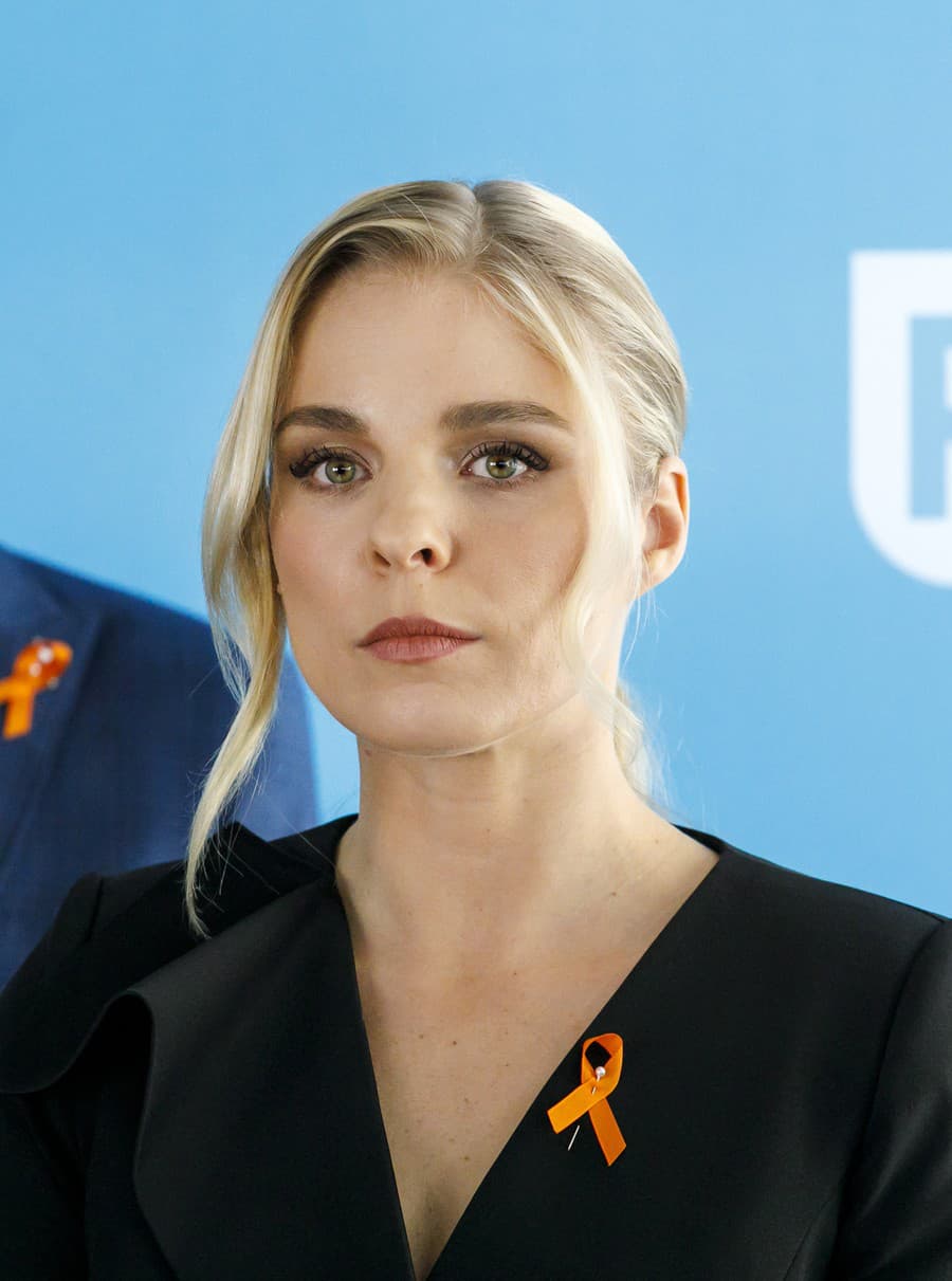 Na snímke moderátorka Veronika Cifrová Ostrihoňová 