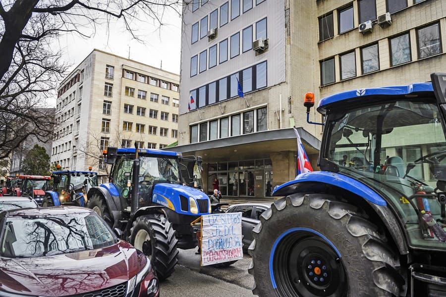 Protest malých farmárov v