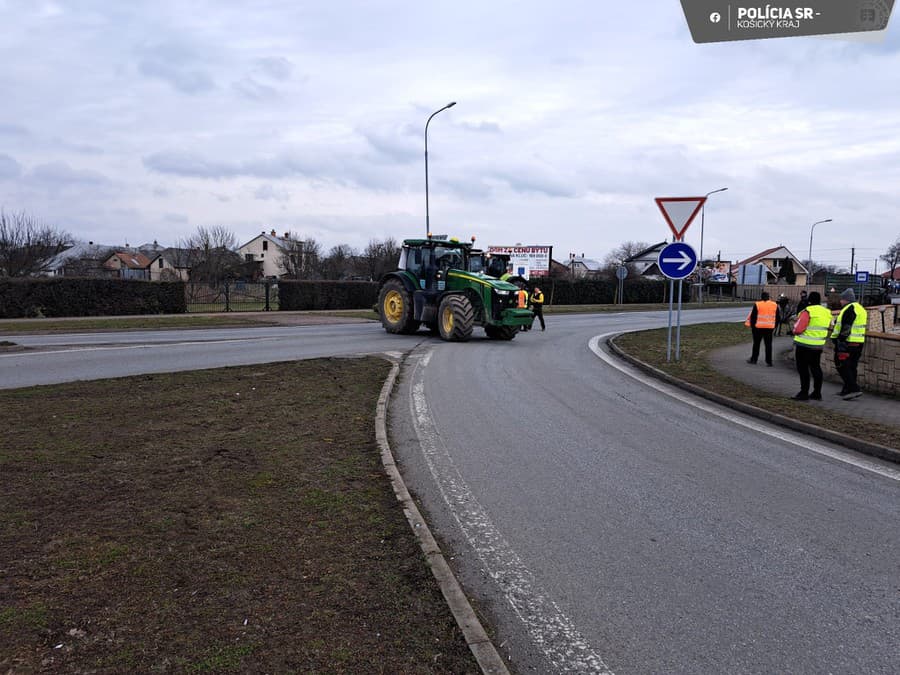 Protestujúci farmári a poľnohospodári