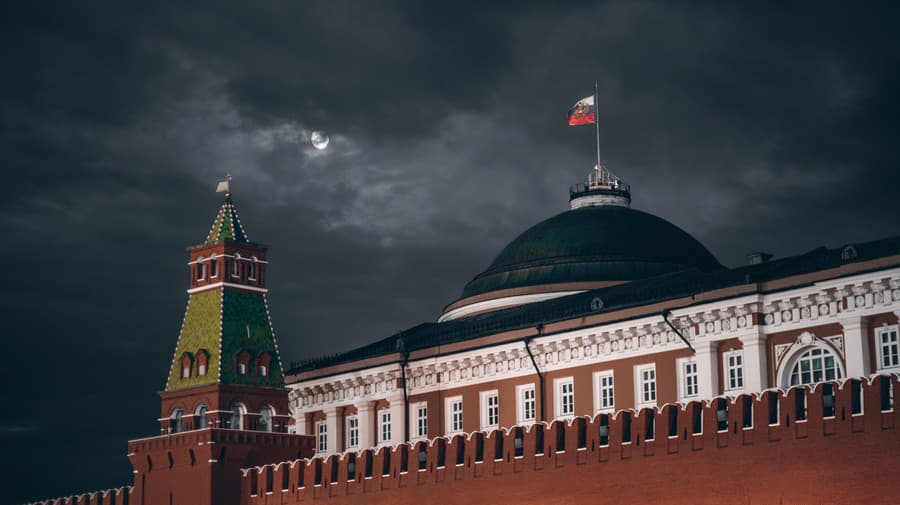 Night shot: Kremlin Moscow