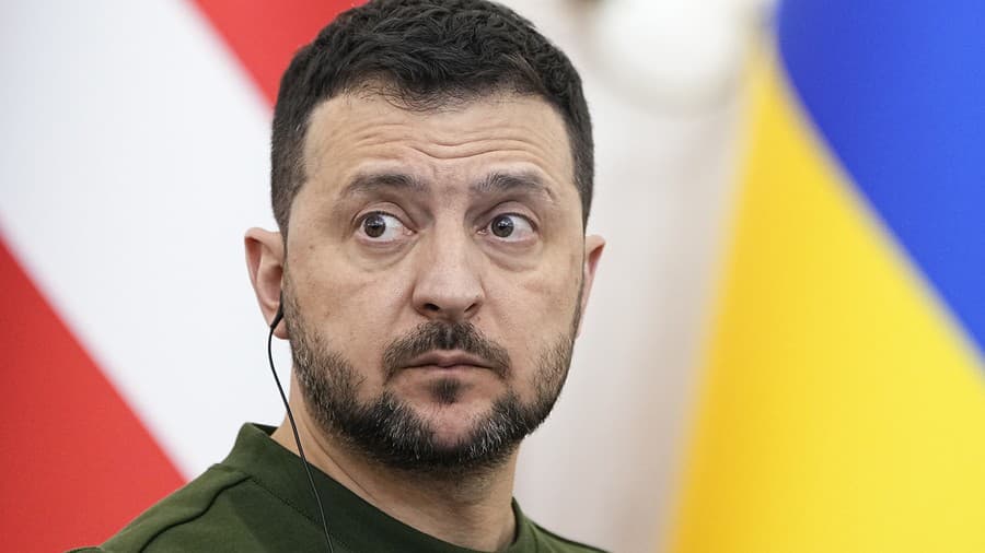 Ukrajinský prezident Volodymyr Zelenskyj.