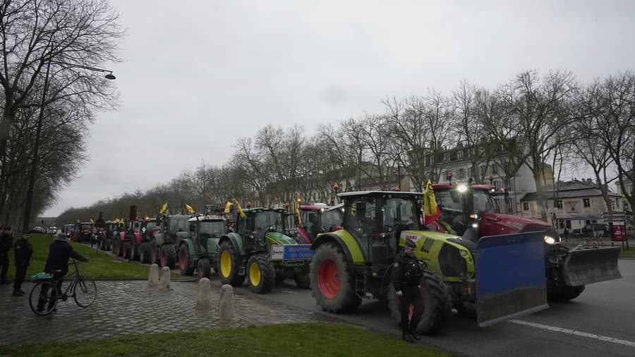 Na proteste poľnohospodárov na