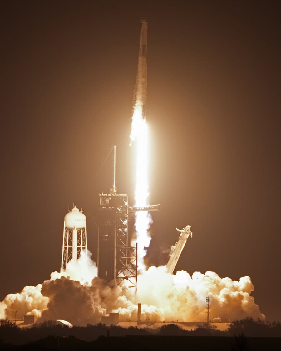 Raketa firmy SpaceX so