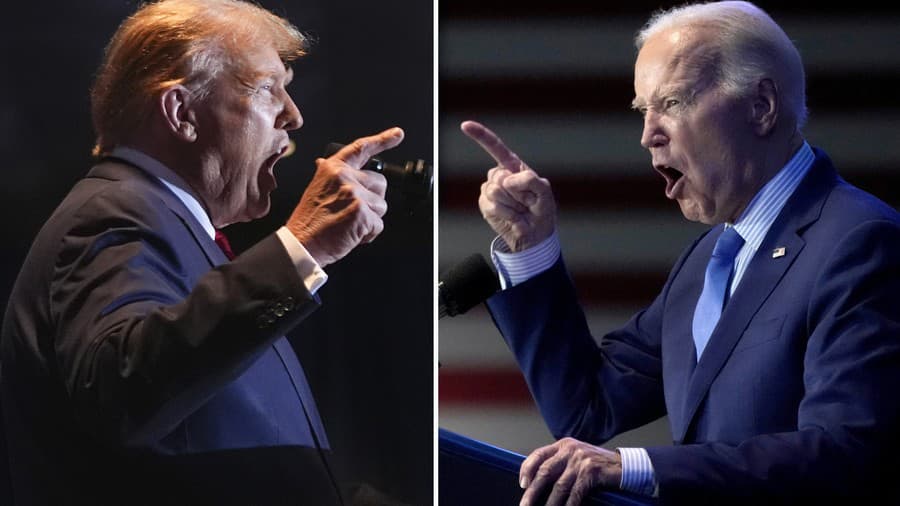 Donald Trump, Joe Biden.