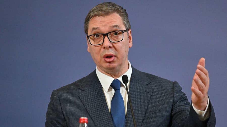 Srbský prezident Aleksandar Vučič