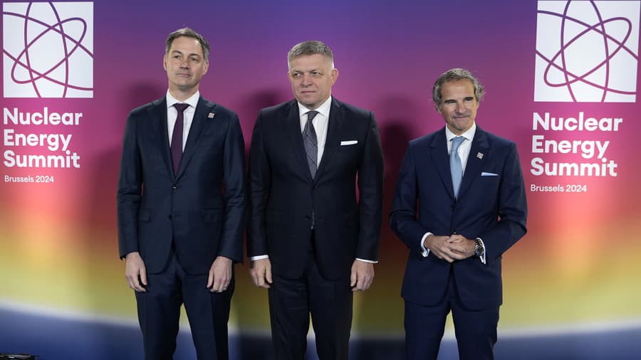 Robert Fico na summite o jadrovej energii v Bruseli
