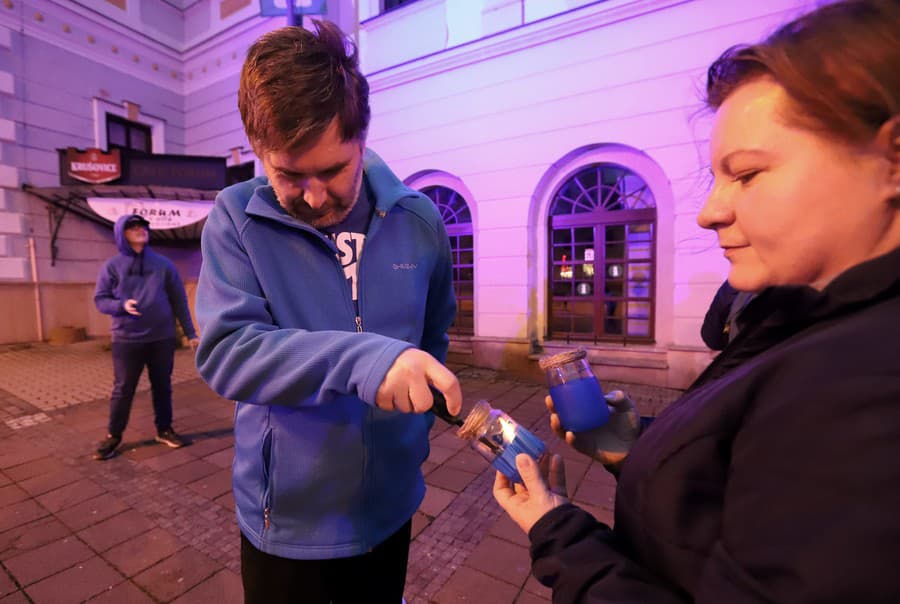 Sviečkový pochod Banskou Bystricou