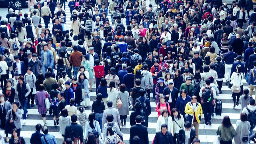 Ľudia v Japonsku (ilustračná