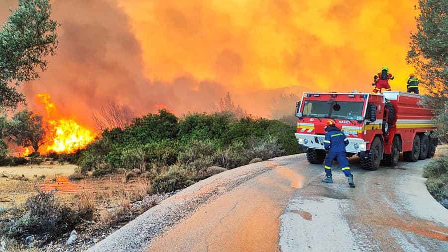 Grécko po vlne požiarov