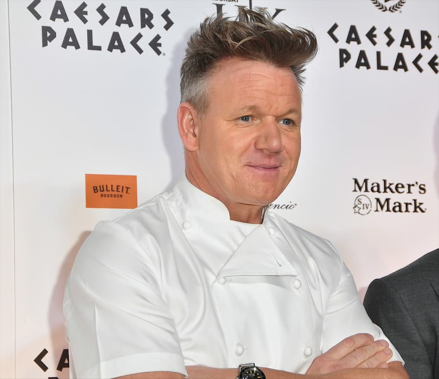 Šéfkuchár Gordon Ramsay.