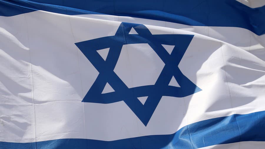Izraelská vlajka (ilustračné foto).