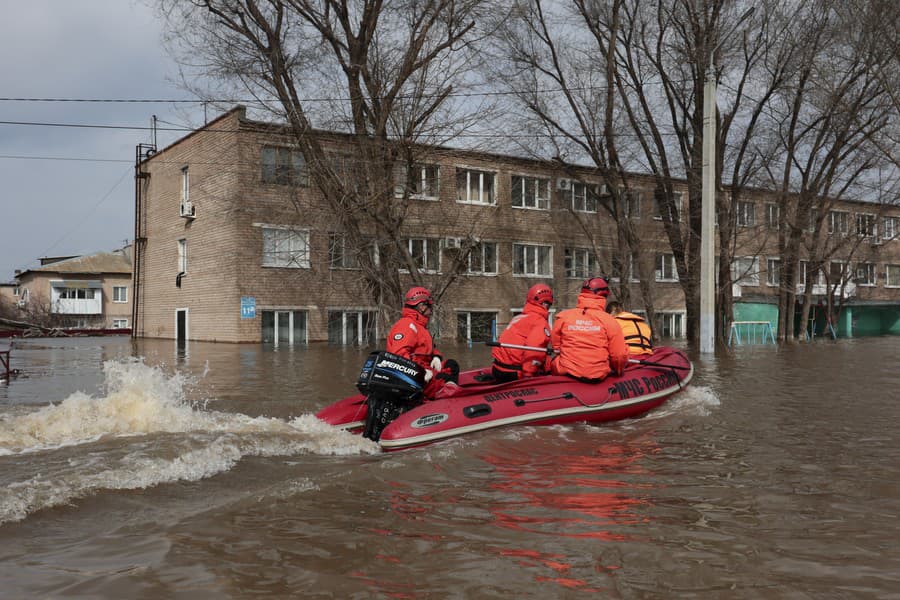 Záplavy v Rusku.
