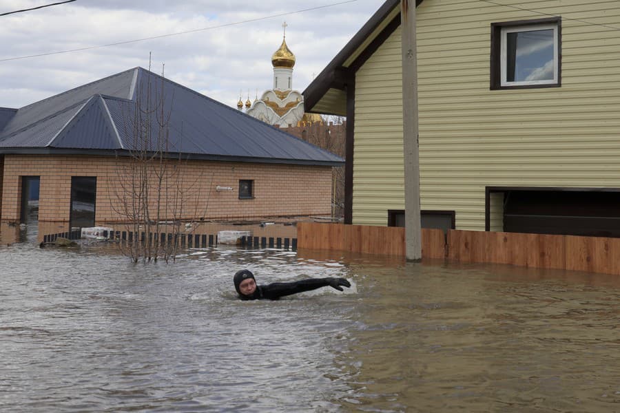Záplavy v Rusku.