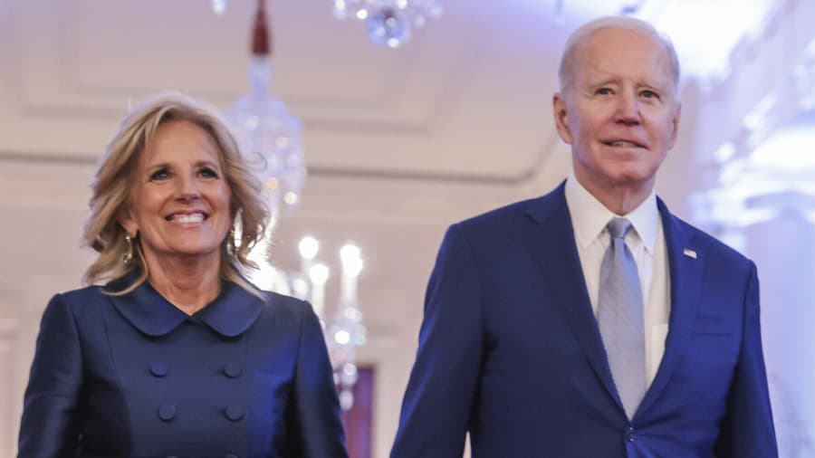 Joe Biden so ženou