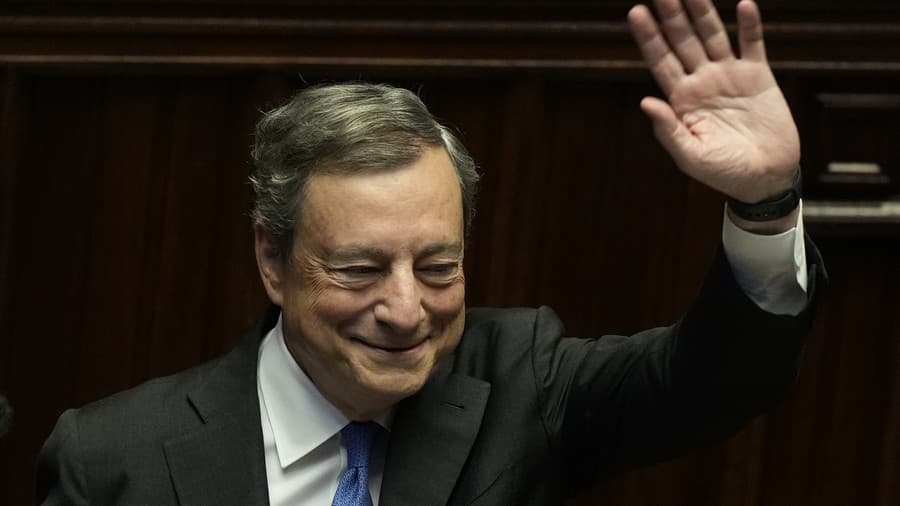 Taliansky expremiér Mario Draghi.