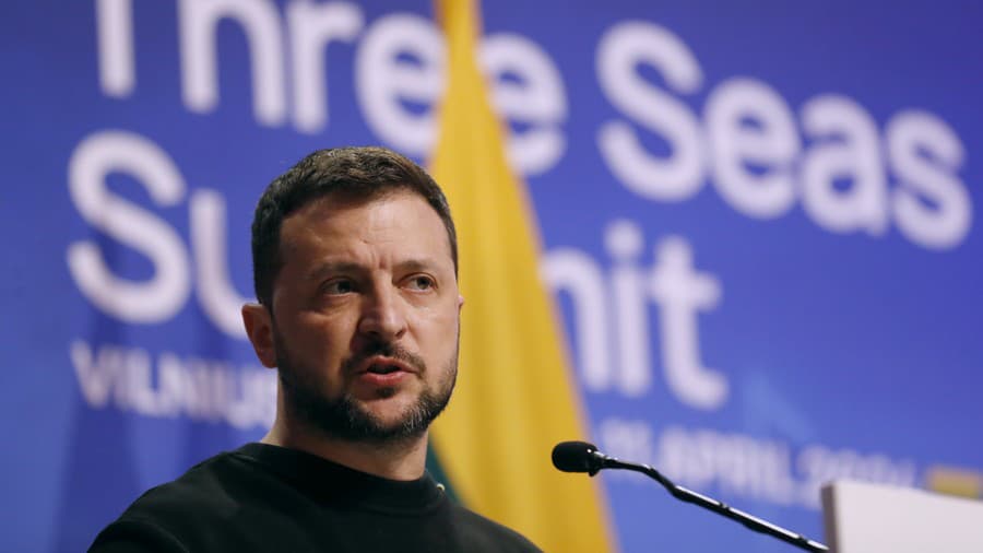 Ukrajinský prezident Volodymyr Zelenskyj.