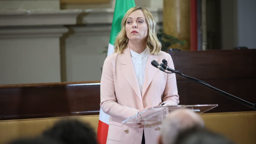 Talianska premiérka Giorgia Meloniová