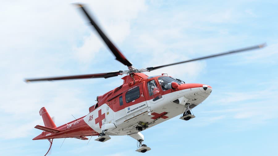 Záchranársky vrtuľník (ilustračné foto).
