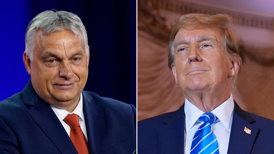 Viktor Orbán a Donald