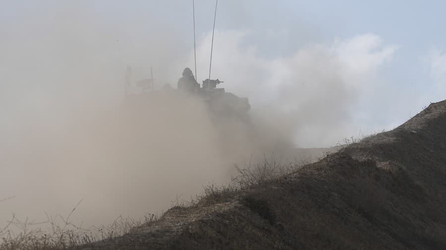 Izraelský tank sa v