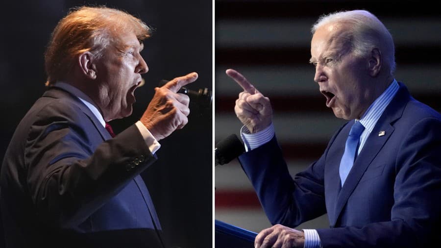 Donald Trump, Joe Biden.