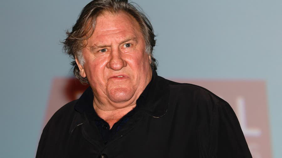 Francúzsky herec Gérard Depardieu.