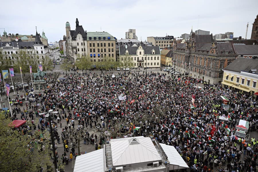 Ulice švédskeho mesta Malmö