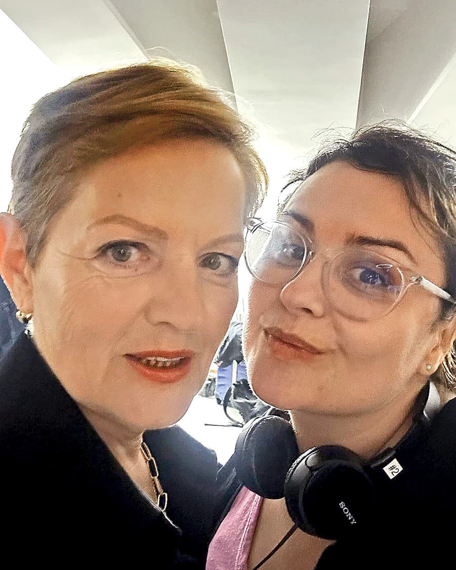 Herečka Petra Polnišová (48) a mamina Dagmar
