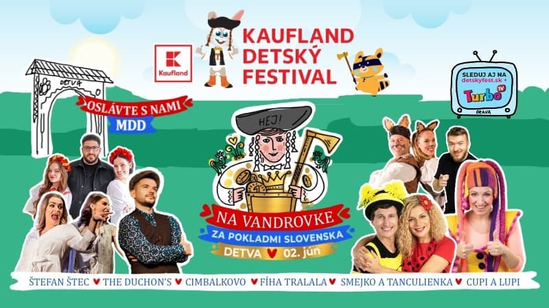 Ako objaviť slovenské poklady? Pomôže vám s tým Kaufland Detský festival.