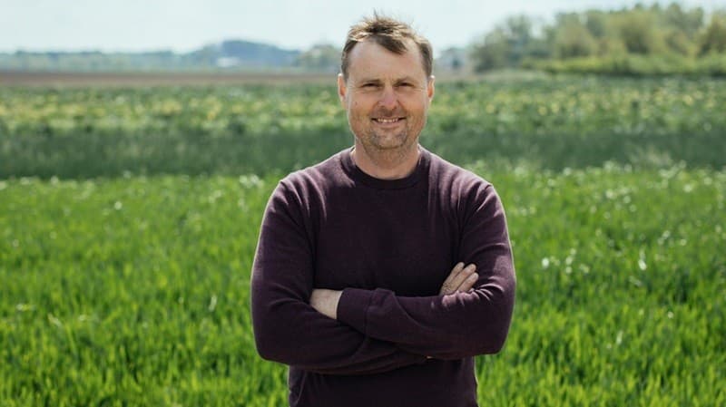 Adrián Nagy, pestovateľ tradičnej slovenskej zeleniny.
