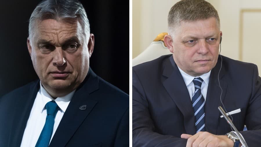 Viktor Orbán (vľavo) je