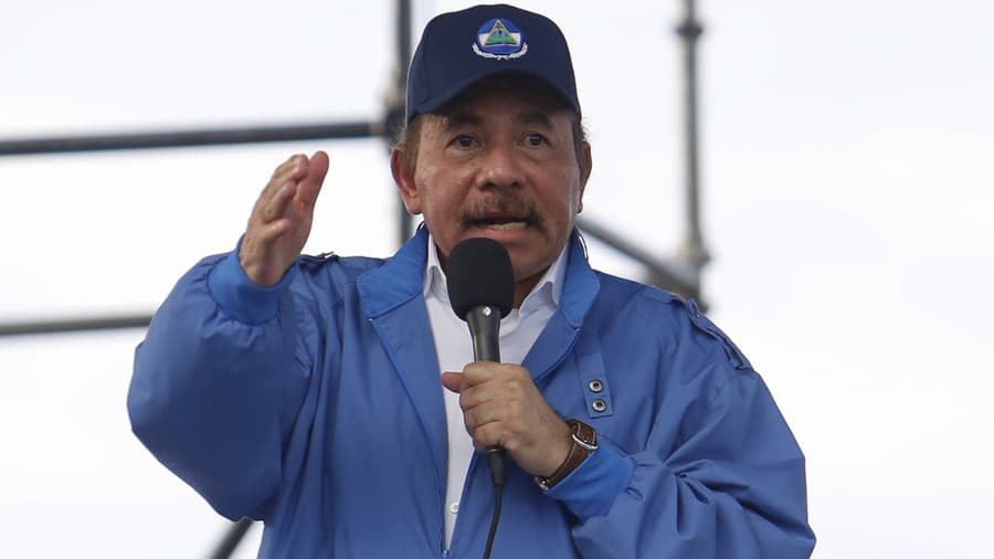 Nikaragujský prezident Daniel Ortega.