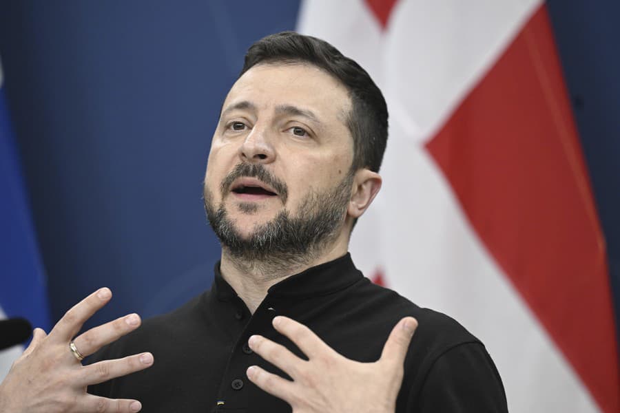 Ukrajinský prezident Volodymyr Zelenskyj.