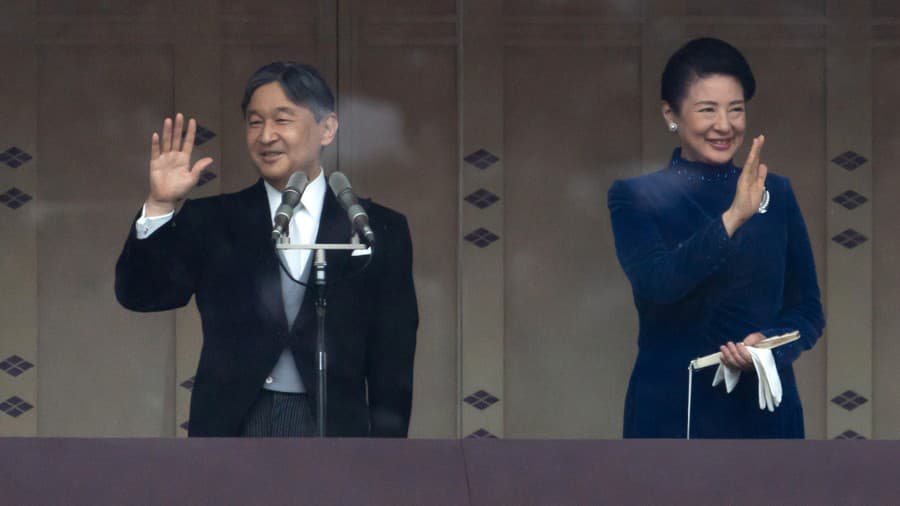 Japonský cisár Naruhito a