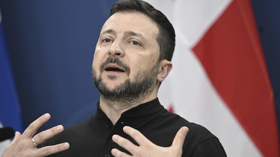 Ukrajinský prezident Volodymyr Zelenskyj.