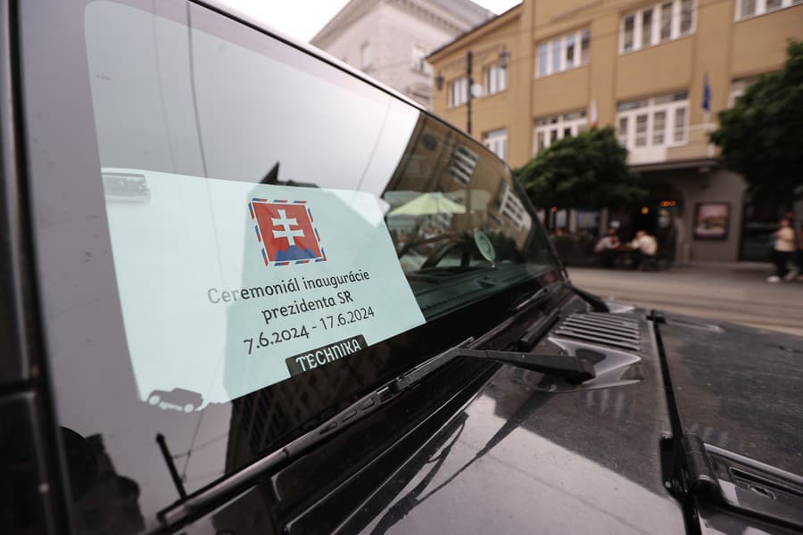 Počas inaugurácie Petra Pellegriniho