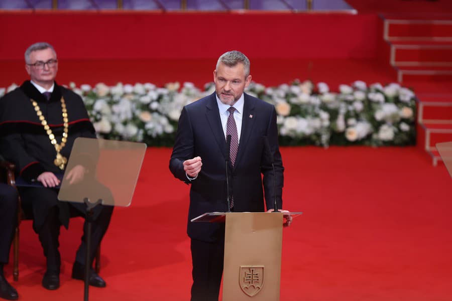 Prezident Pellegrini počas inauguračného