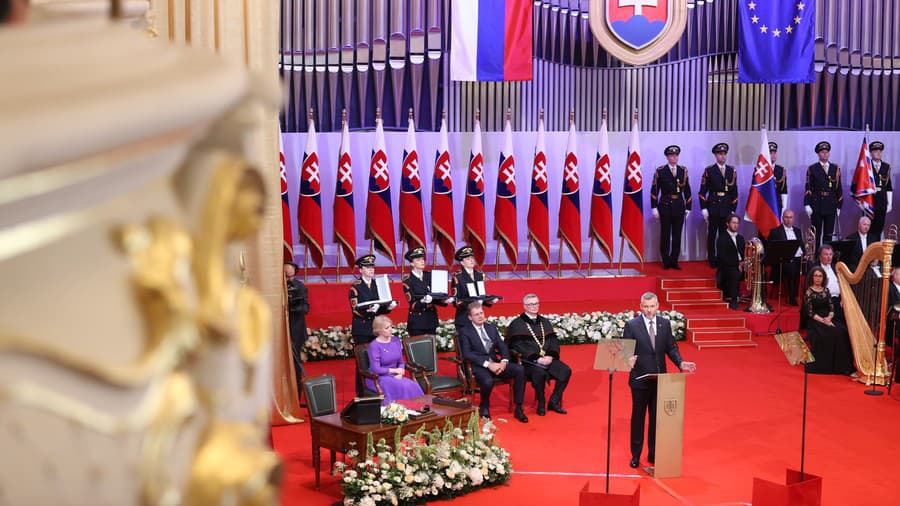 Prezident Pellegrini počas inauguračného