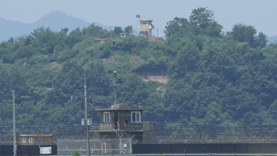 Severokórejské vojenské strážne stanovište