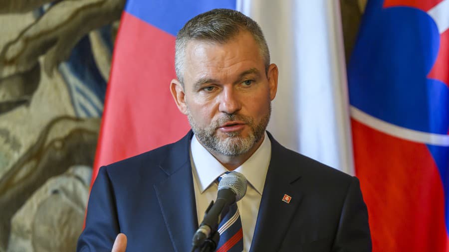 Na snímke slovenský prezident
