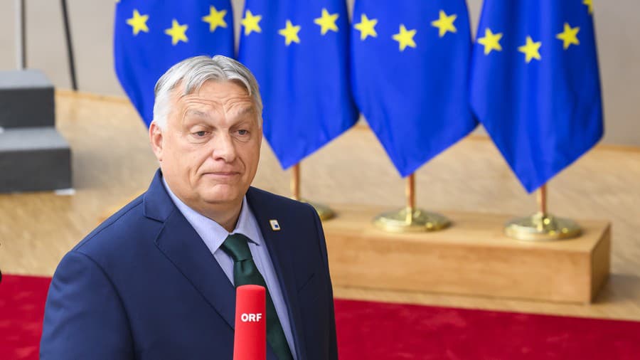 Na snímke maďarský premiér