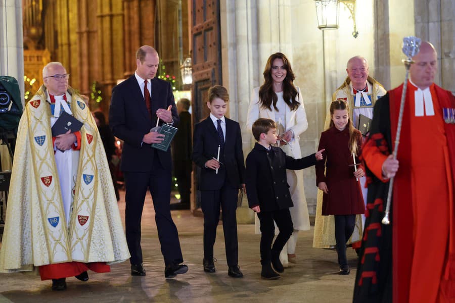 William, George, Louis, Kate