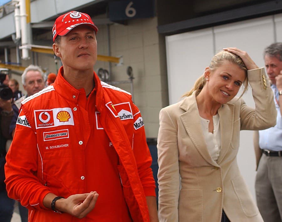 Michael a Corinna Schumacher.