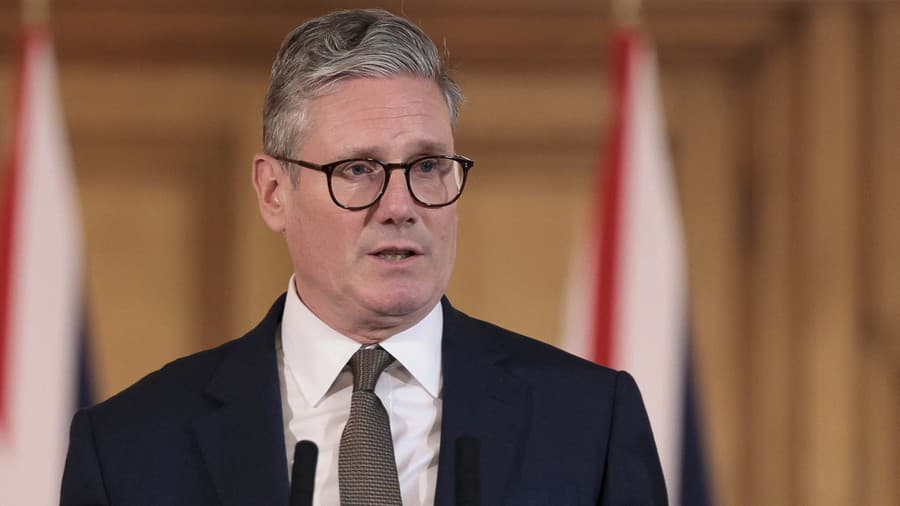 Britský premiér Keir Starmer.