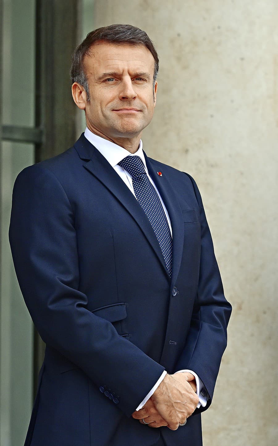 Prezident Macron a jeho