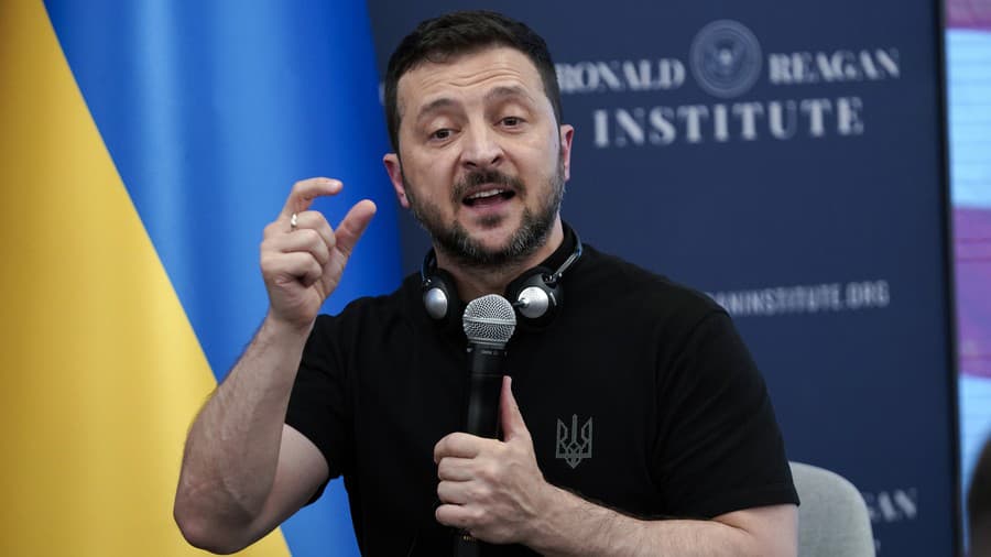 Ukrajinský prezident Volodymyr Zelenskyj.