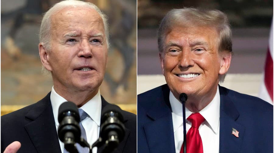 Joe Biden a Donald