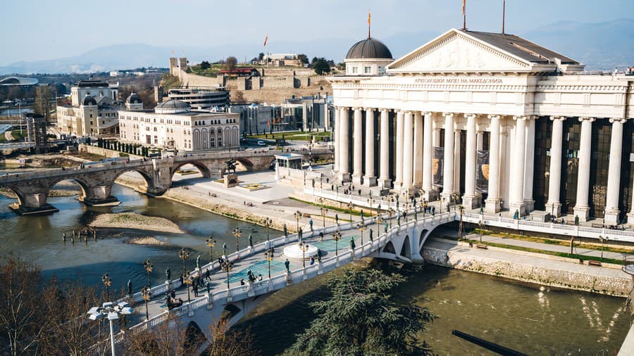 Skopje, hlavné mesto Severného